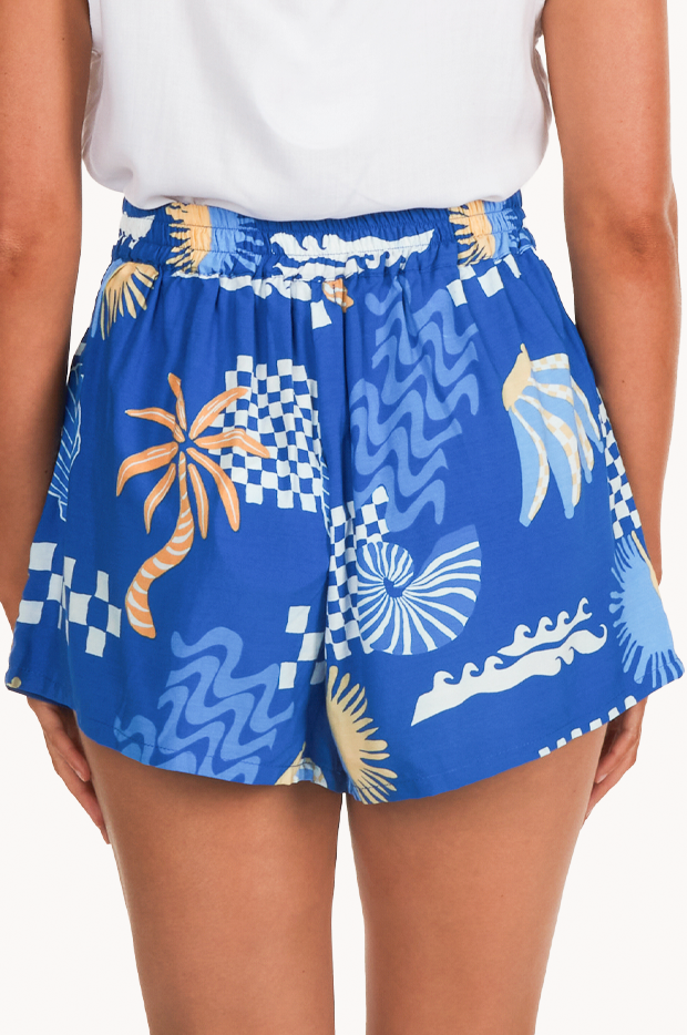Go Girl - Seychelles Yacht Short - Cobalt | Swimwear Galore US