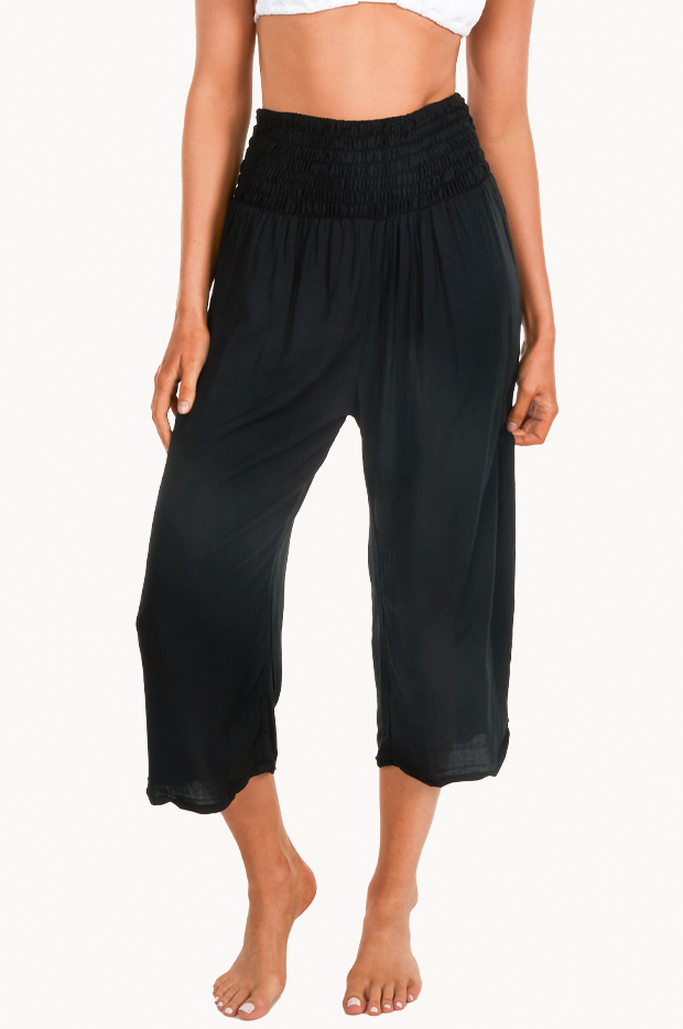 Plain 3/4 Smock Pant