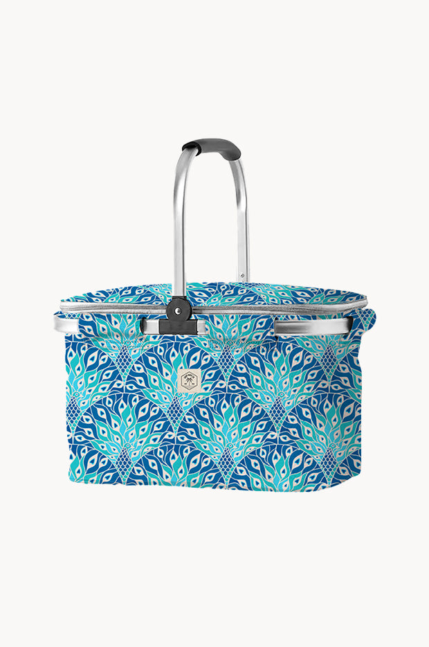 Peacock Paradise Market Cooler Bag