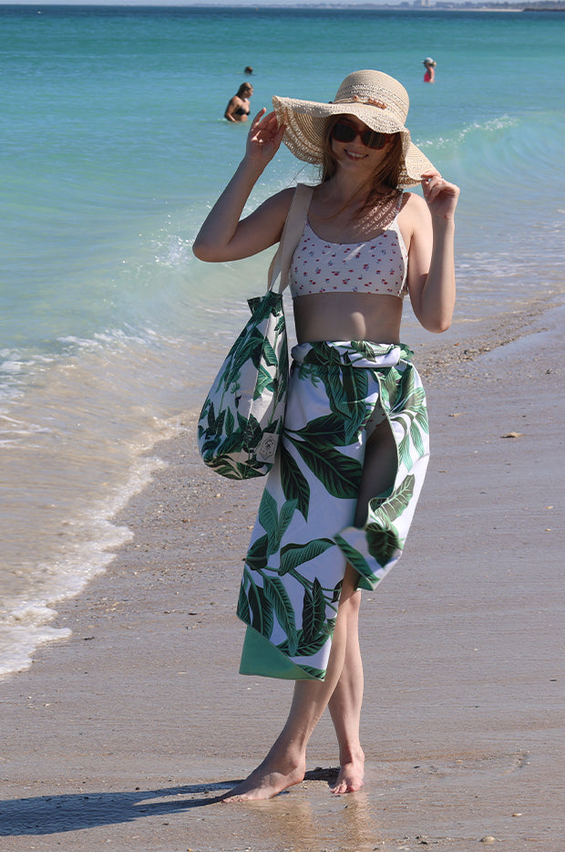 Botanical Microfibre Beach Towel