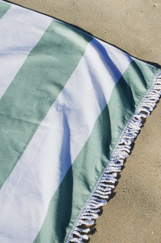Retro Stripe Jumbo Beach Towel