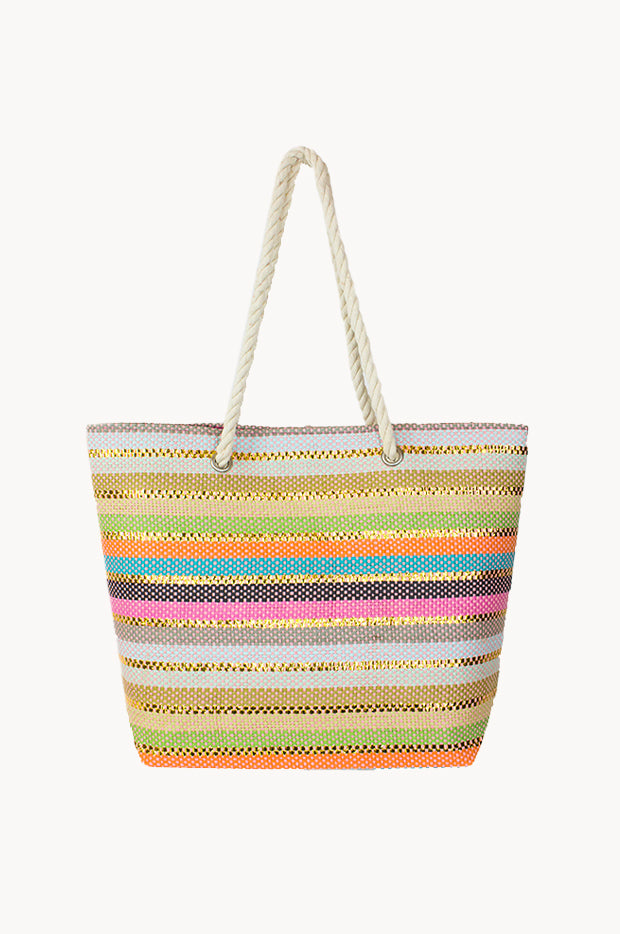 Multi Stripe Tote