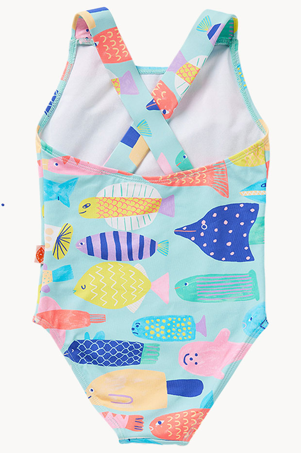 Toddler Girls Rainbow Reef One Piece