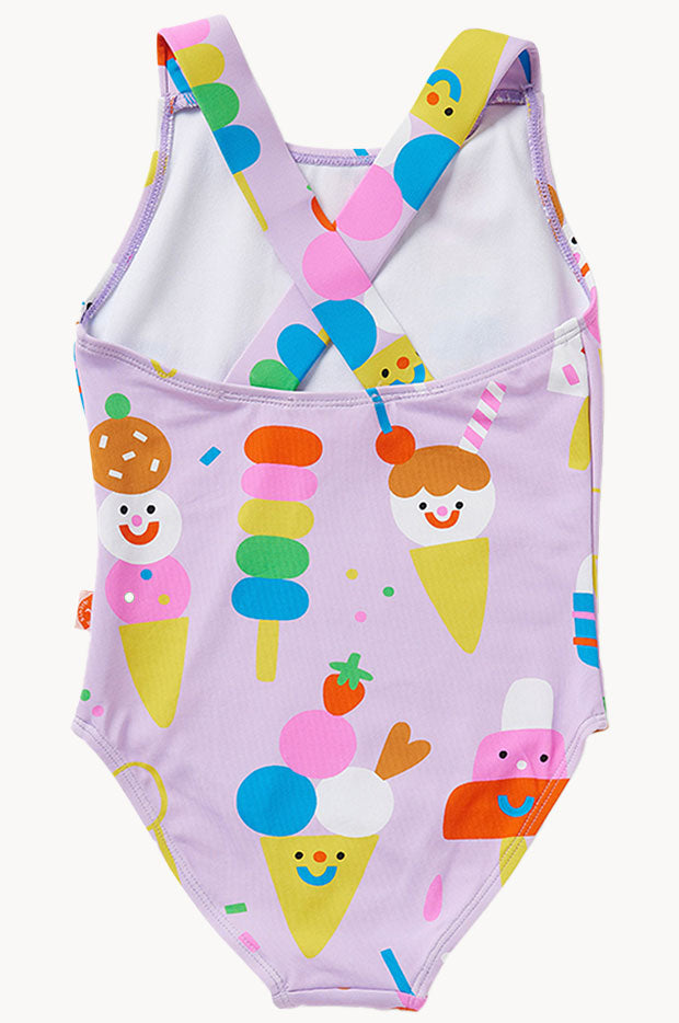 Toddler Girls Sundae Fun Day One Piece