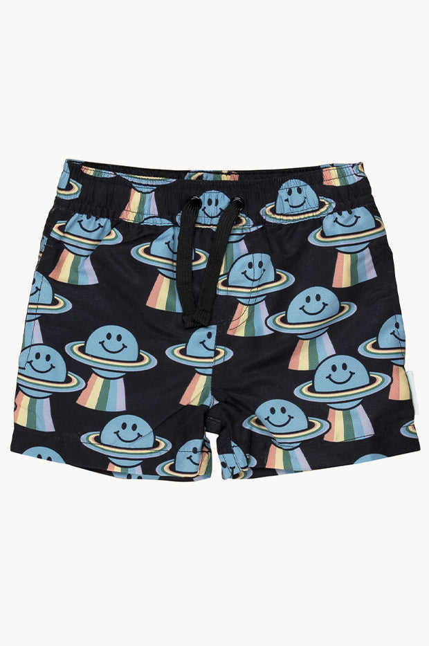 Toddler Boys Rainbow Planet Swim Short