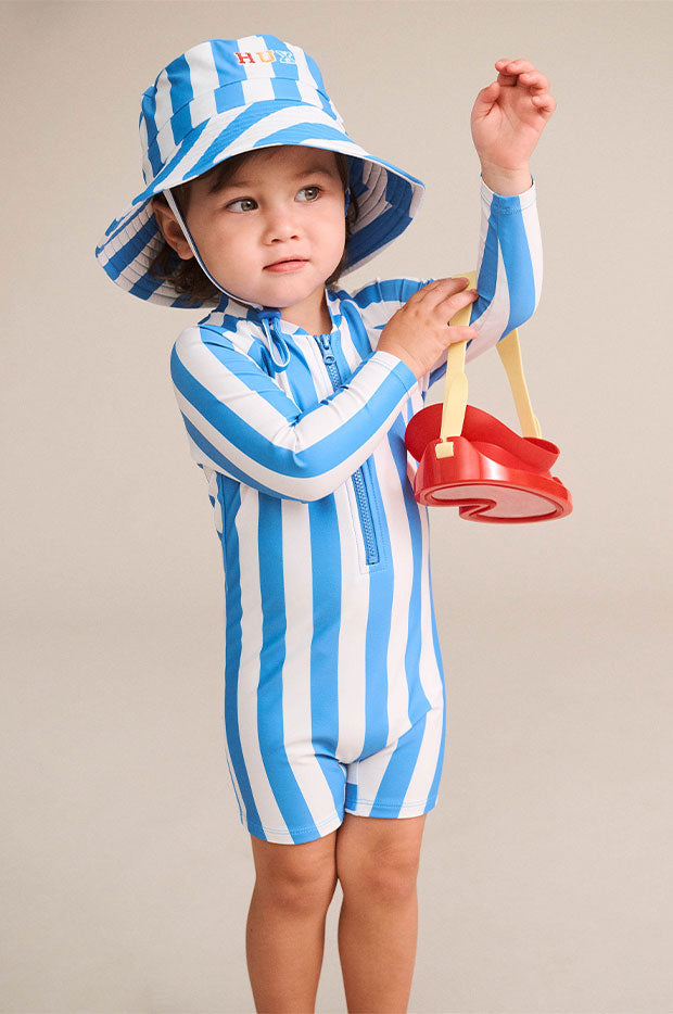 Boys Nautical Stripe Sunsuit