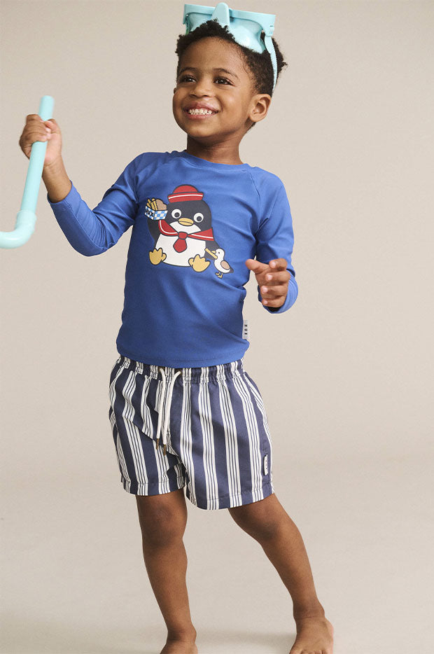 Boys Stripe Boardshort