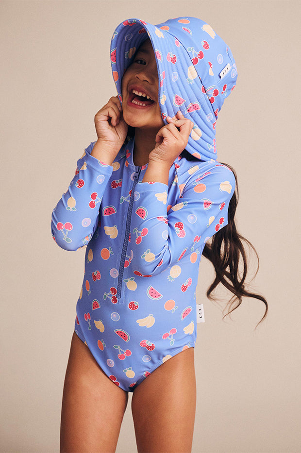 Girls Fruit Emoji Swim Hat