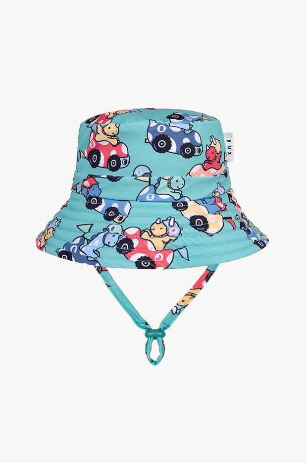 Boys Racer Dino Swim Hat