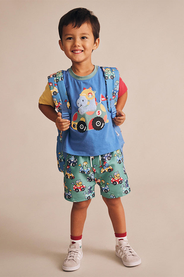 Boys Racer Dino Swim Short