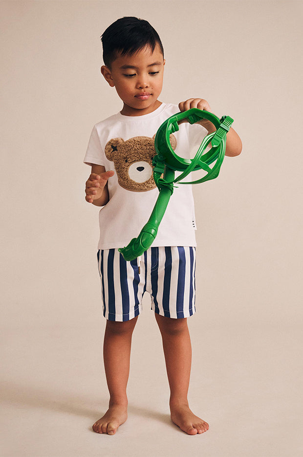 Boys Nautical Stripe Swim Short