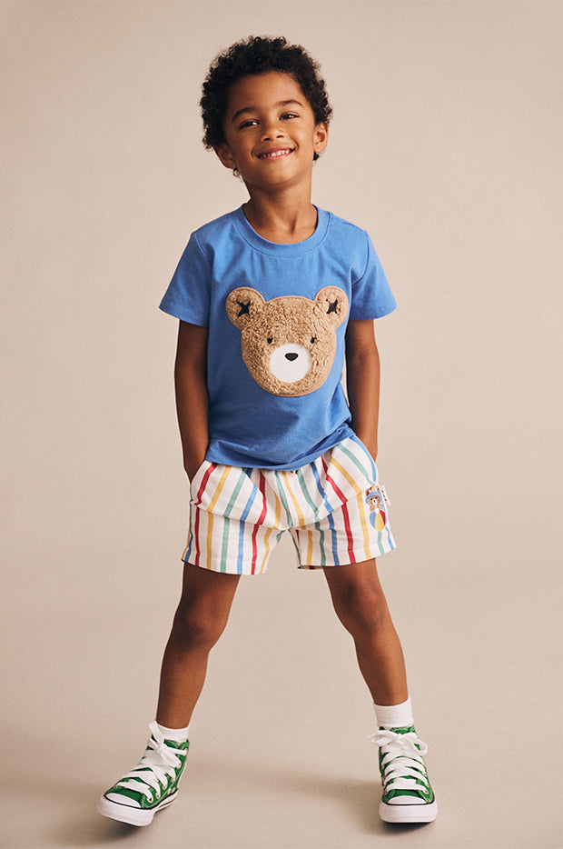 Boys Stripey Huxbear Swim Short