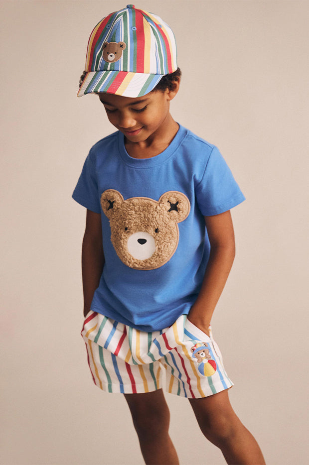 Boys Stripey Huxbear Swim Short