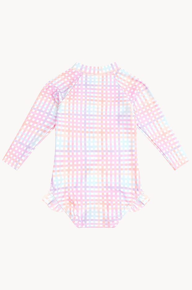 Rainbow Check Sunsuit