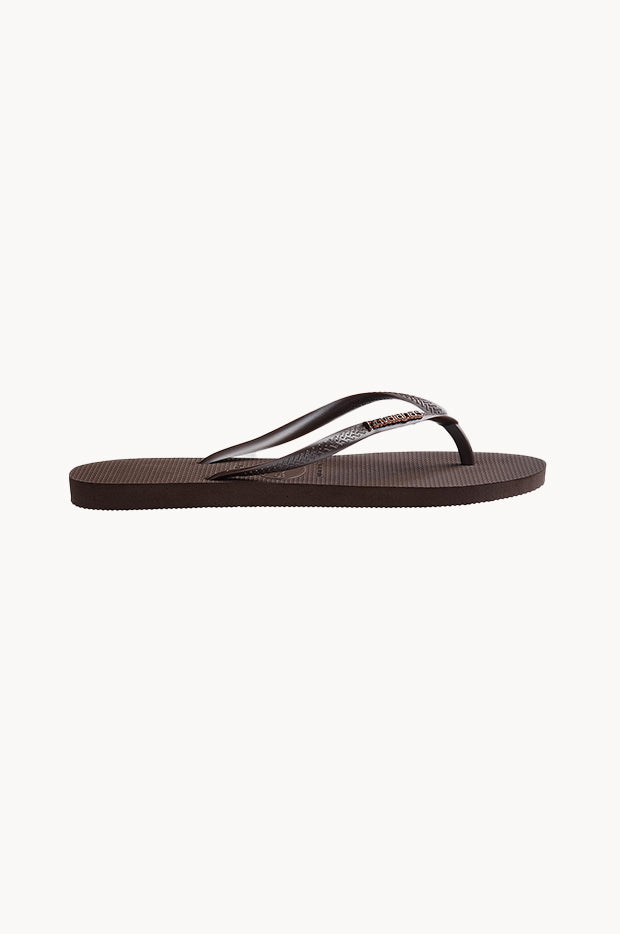 Slim Metal Logo Thong