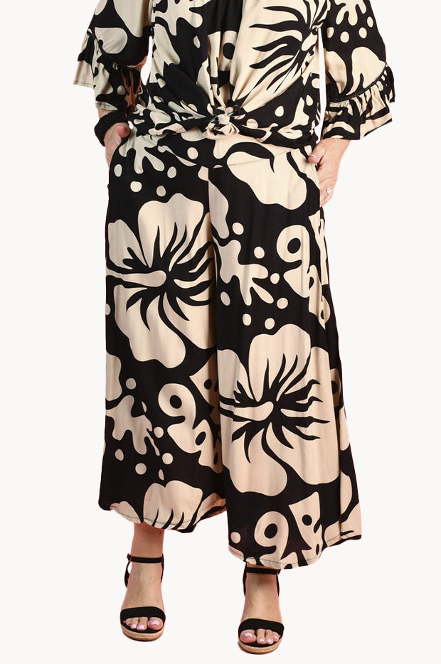 Hideaway Hibiscus Sydney Wide Leg Pant