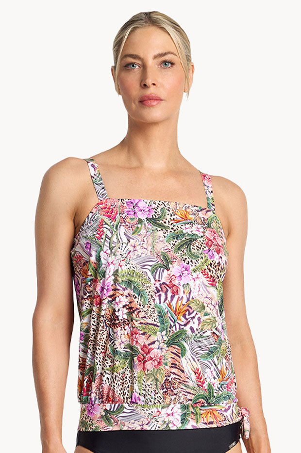 Lilymaze Blouson Tankini Separate
