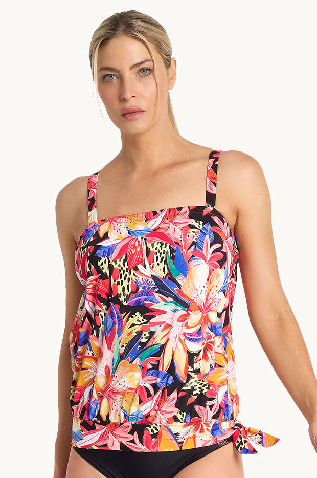 Mandalay Bandeau Blouson Tankini Separate