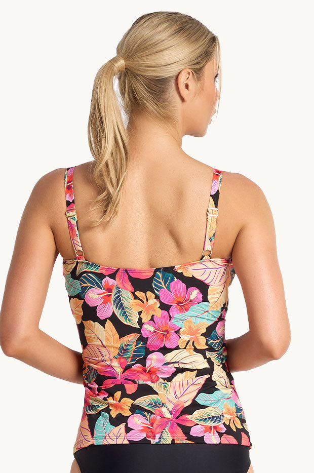 Phuket Gathered Surplice Tankini Separate