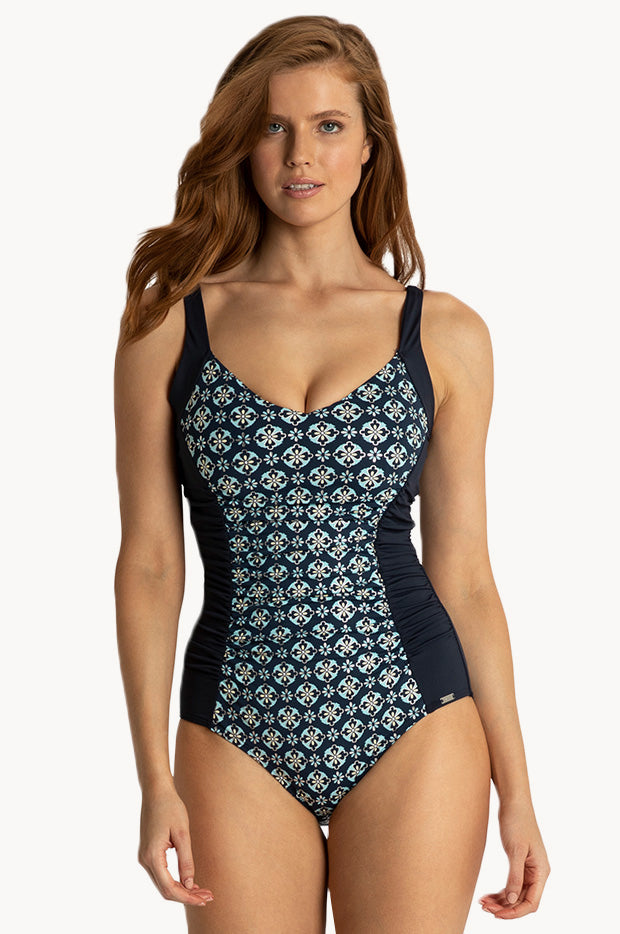 Monaco E/F Cup Ruched Front One Piece