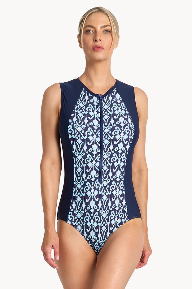 Tile Active Zip One Piece