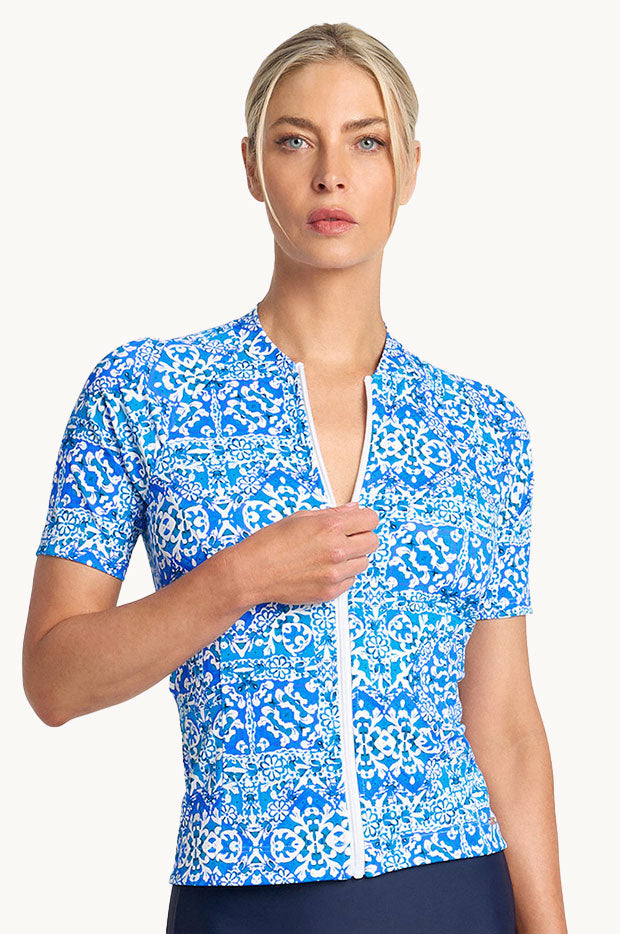 Bazaar Short Sleeve Suntop