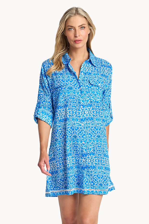 Bazaar Ladder Button Shirt