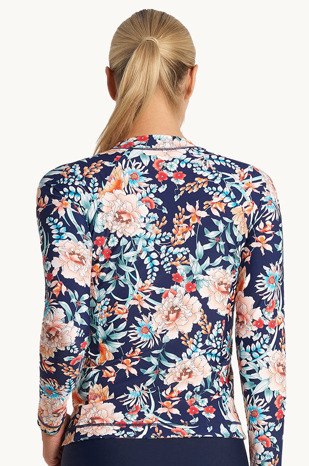 Select Floral Long Sleeve Suntop