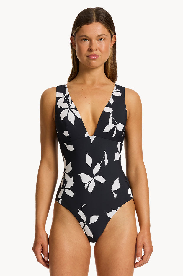 Elora Bloom Plunge One Piece