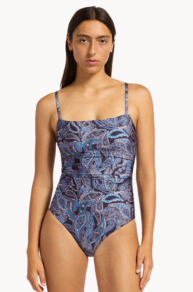 Oasis Paisley Minimal Tank One Piece