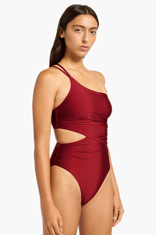 Sol Shine One Shoulder One Piece