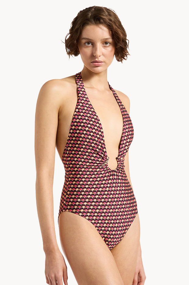 Coco Geo Plunge One Piece