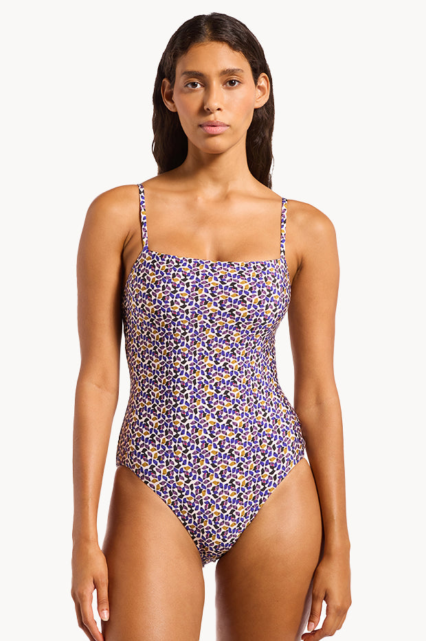Kaleidoscope Minimal Tank One Piece