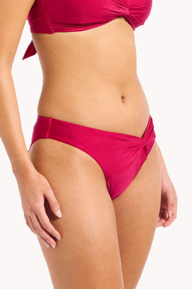Shine Twist Front Hipster