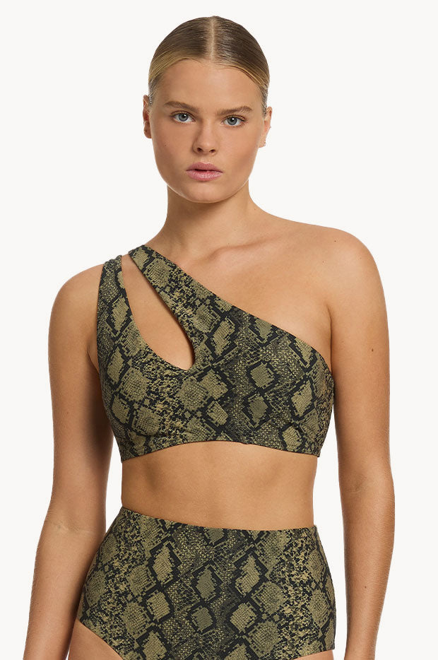 Python Splice One Shoulder Top