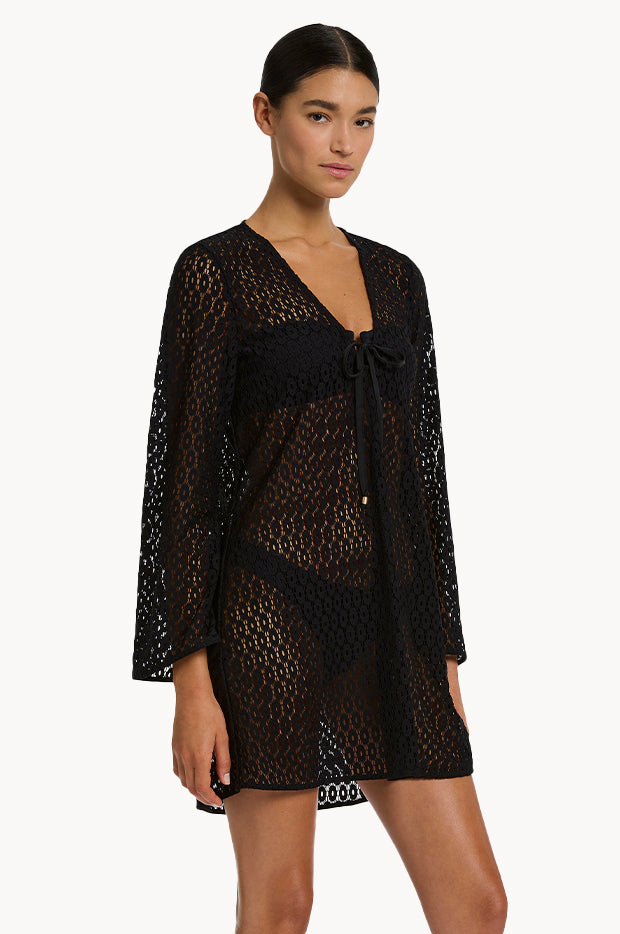 Jetset Stretch Lace Kaftan