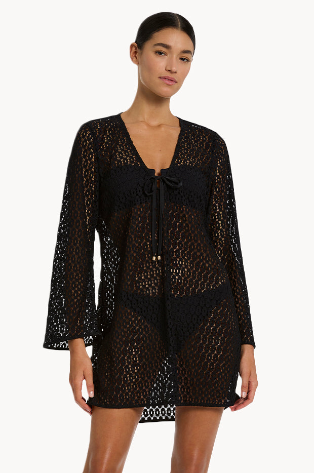 Jetset Stretch Lace Kaftan