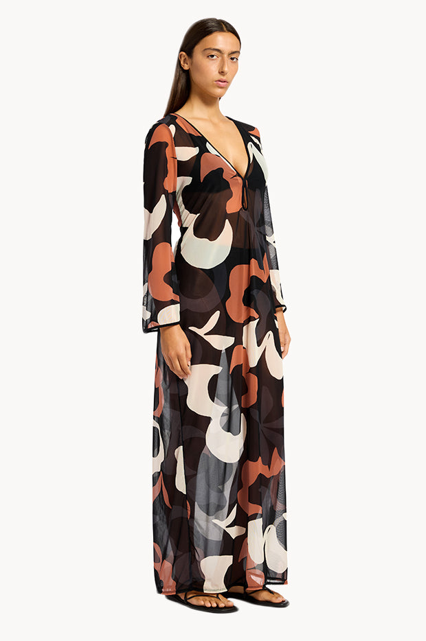 Cactus Garden Mesh Cover Up