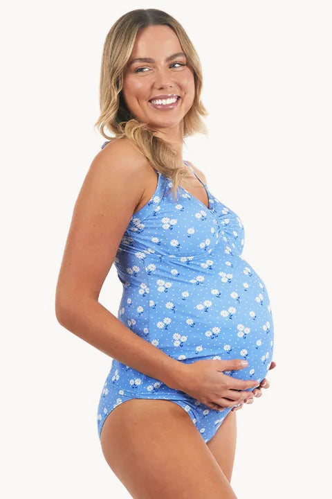 Maternity Daisy Tankini Set