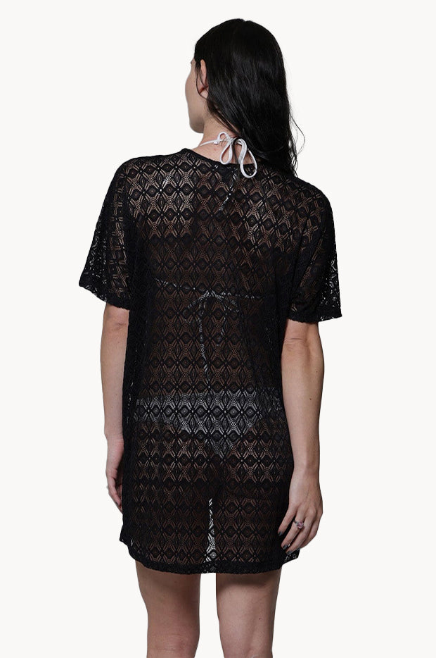 Diamante Open Front Kimono