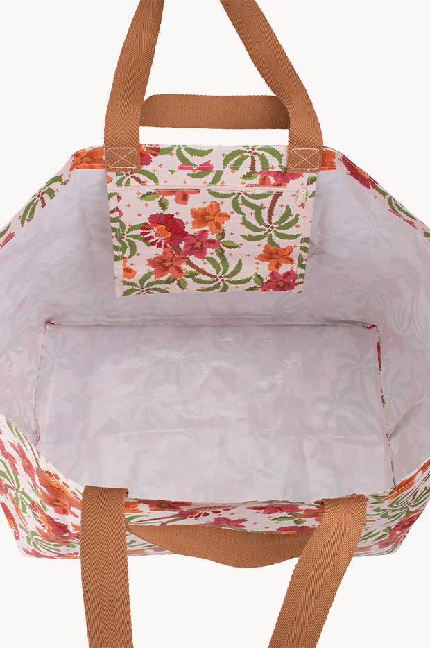 Hibiscus Retreat Beach Bag