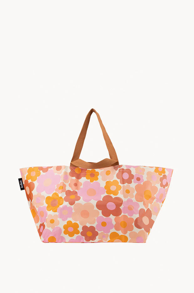 Hyper Floral Beach Bag