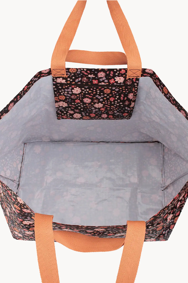 Mocha Meadow Beach Bag