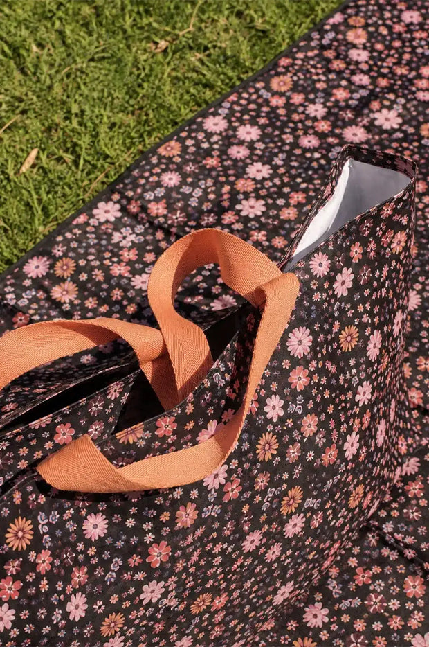 Mocha Meadow Beach Bag