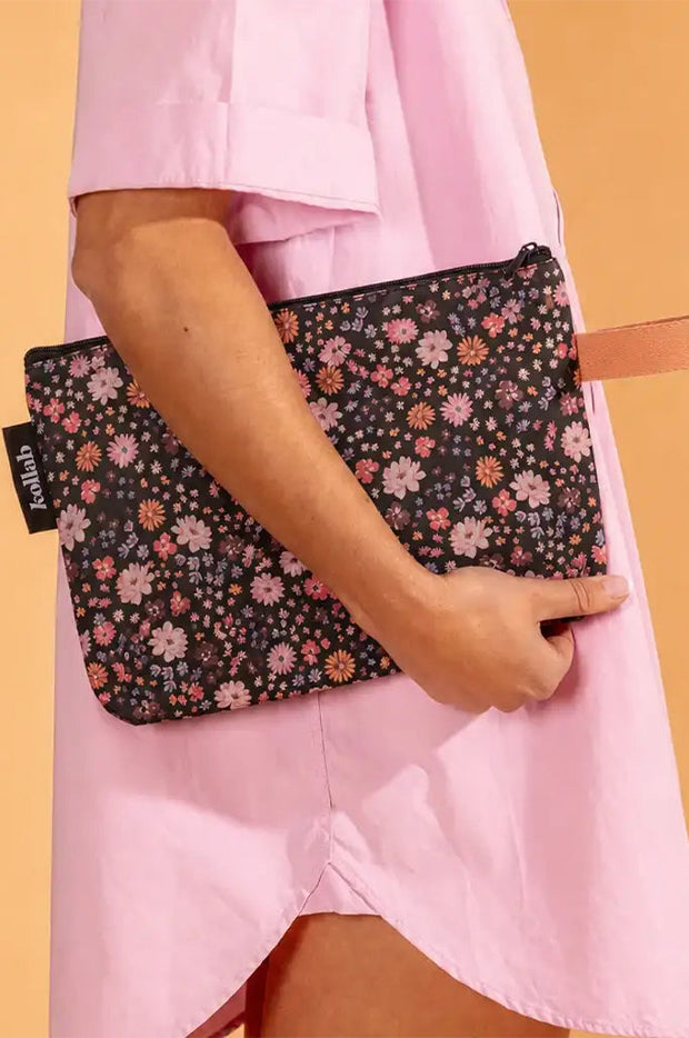 Mocha Meadow Clutch