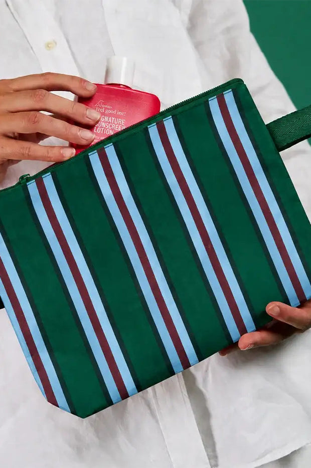 Regent Stripe Clutch