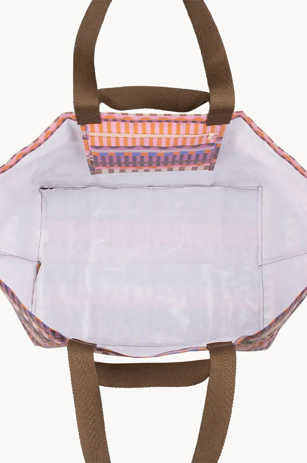 Carnival Stripe Beach Bag