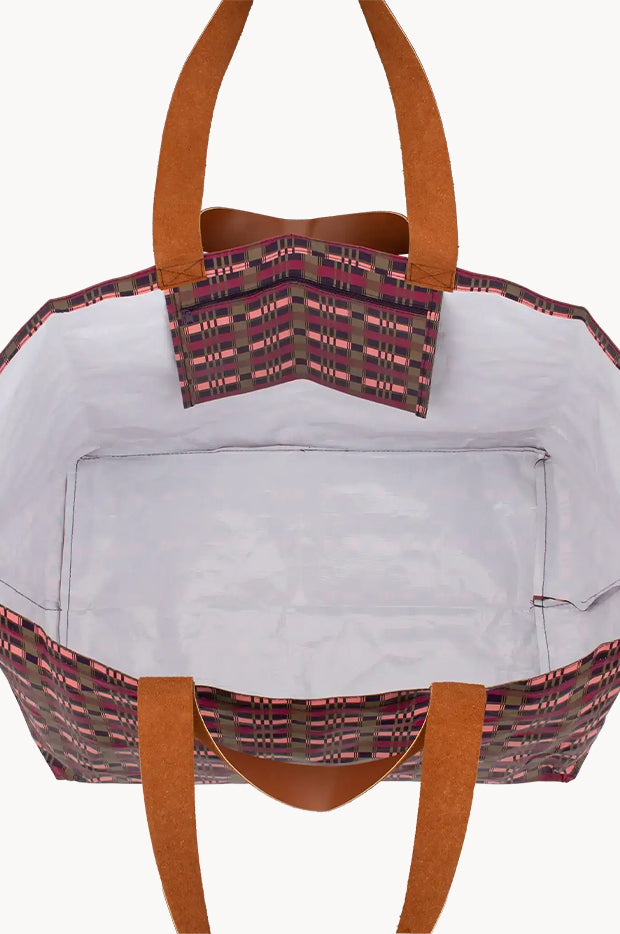 Crimson Nights Beach Bag