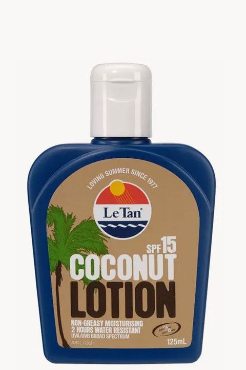 Le Tan Coconut Lotion SPF 15+ 125ml
