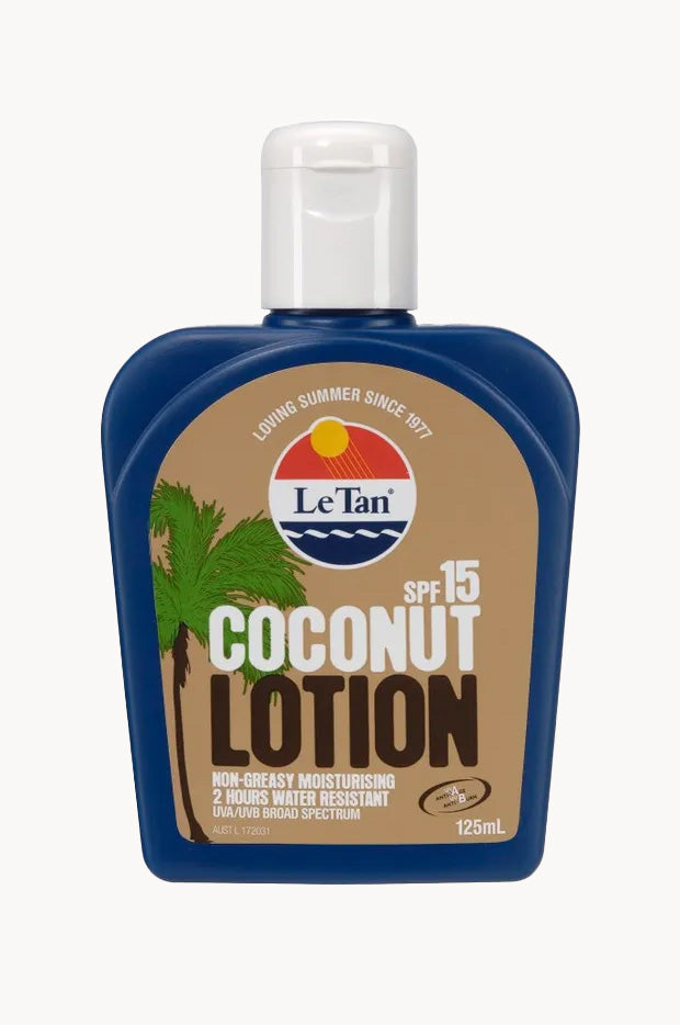 Le Tan Coconut Lotion SPF 15+ 125ml
